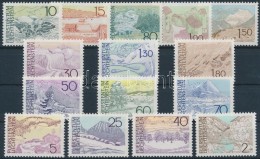 ** 1972-1973 Tájak Sorok Mi 573-577, 581-583, 584-586, 596-599 - Other & Unclassified