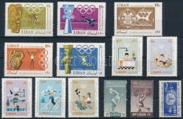 ** 1959-1968 Sport Motívum 3 Klf Sor Mi 643-645, 962-966, 1067-1071 - Other & Unclassified