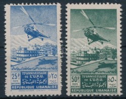 ** 1949 75 éves Az UPU Záróértékek Mi 411-412 (ujjlenyomat) - Altri & Non Classificati