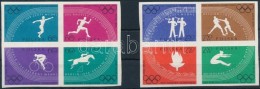 ** 1960 Olimpia Sor 2 Db Négyestömbben Mi 1166-1173 B - Other & Unclassified