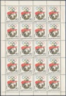 ** 1969 Kényszerfelárbélyeg Olimpia Kisív Mi 37B - Altri & Non Classificati