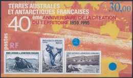 ** 1995 Állat; 40 éve Van Francia Terület Az Antarktiszon Blokk Mi 2 - Otros & Sin Clasificación