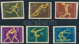 ** 1960 Olimpia Vágott Sor Mi 1178-1183 - Altri & Non Classificati