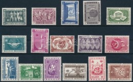 ** 1958 Brüsszeli Világkiállítás; ENSZ Sor Mi 1100-1115 ( Mi 1112 Betapadás... - Other & Unclassified