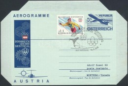 1976 Montreali Olimpia Díjkiegészített Olimpiai Szöveggel Felülnyomott... - Other & Unclassified