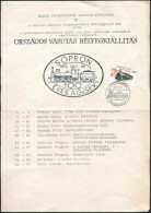 1979 100 éves A GYSEV Bélyegkiállítás Emléklap Alkalmi... - Altri & Non Classificati