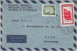 1960 Aerogramm Ausztriába - Other & Unclassified