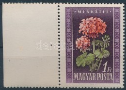 ** 1950 Virág 1Ft ívszéli Bélyeg A TervezÅ‘ Neve Nélkül - Altri & Non Classificati