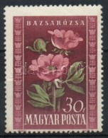 ** 1950 Virág 30f Papírránccal - Altri & Non Classificati