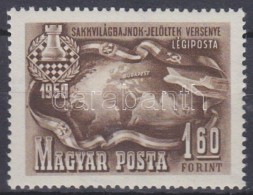 ** 1950 Sakk 1,60Ft Halvány ívszínátnyomattal - Altri & Non Classificati