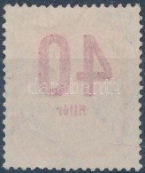 O 1946 Forint-filléres Portó 40f Az értékszám... - Other & Unclassified