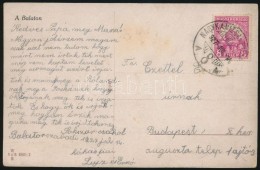 1927 Képeslap 'NAGYKANIZSA - BUDAPEST' Vasúti  Bélyegzéssel - Other & Unclassified