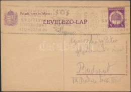 1926 LevelezÅ‘lap NEMZETKÖZI EMBERVÉDELMI KIÁLLÍTÁS Alkalmi... - Other & Unclassified