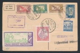 1925 Budapest - Szeged Alkalmi Légi LevelezÅ‘lap A Bélyegkiállításra... - Other & Unclassified