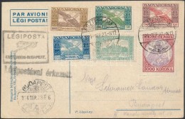 1924 Esztergom-Budapest Alkalmi Légi LevelezÅ‘lap - Other & Unclassified