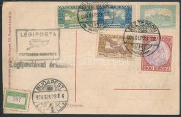 1924 ESZTERGOM -  BUDAPEST Alkalmi Légi LevelezÅ‘lap - Altri & Non Classificati