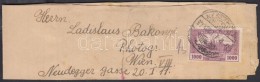 1924 (14. Díjszabás) Címszalag KeszthelyrÅ‘l Bécsbe Parlament 1000K... - Other & Unclassified