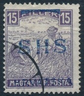O SHS 1918 Fehérszámú Arató 15f Garancia Nélkül (35.000) - Other & Unclassified