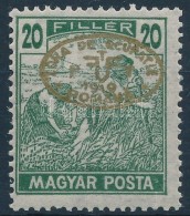 ** Debrecen 1919 Magyar Posta 20f Arany Felülnyomással; Garancia Nélkül - Altri & Non Classificati