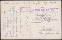 1917 Tábori Posta Képeslap / Field Postcard 'M.kir. 40. Honvéd Gyalog Hadosztály' + 'TP... - Other & Unclassified