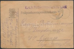 1916 Tábori Posta LevelezÅ‘lap / Field Postcard 'K.u.k. Feldhaubitzbatterie' + 'FP 205' - Altri & Non Classificati