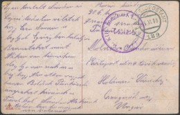 1916 Tábori Posta Képeslap / Field Postcard 'M.KIR. 306. HONVÉD ...' + 'FP 189' - Altri & Non Classificati