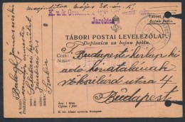 1916 KétnyelvÅ± Tábori Postai LevelezÅ‘lap + 'EP SABAC B' + 'K.u.K. Gendarmeriekommando Jarebica' - Altri & Non Classificati