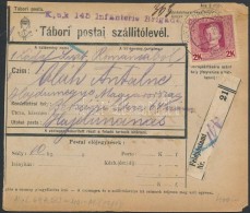 1918 Csomagszállító Romániából 2K Bérmentesítéssel... - Other & Unclassified