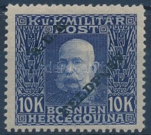 * 1915 KisegítÅ‘ 10K (átlós Felülnyomás) (*50.000) - Other & Unclassified