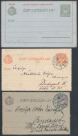 1914-1917 3 Db Vízjeles Zárt LevelezÅ‘lap, Az Egyik Használatlan (9.000) - Altri & Non Classificati