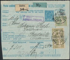 1902 Utánvételes Csomagszállító Bukovinába 72f... - Other & Unclassified