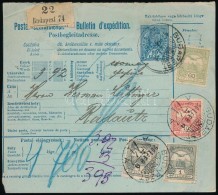 1901 Utánvételes Csomagszállító Bukovinába 72f... - Other & Unclassified