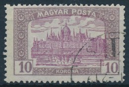 O 1919 Magyar Posta 10K Eltolódott Középrésszel - Altri & Non Classificati