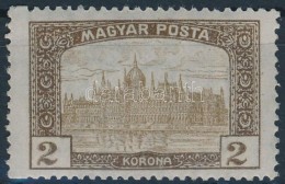 ** 1919 Magyar Posta 2K Bal Oldalon Elfogazva - Altri & Non Classificati