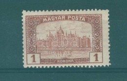 ** 1919 Magyar Posta 1K Az értékszámok KettÅ‘s Nyomatával - Other & Unclassified