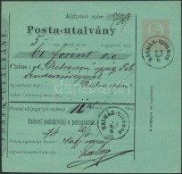 1874 Postautalvány 5kr Díjjeggyel ,,BALMÁZ-ÚJVÁROS' - Other & Unclassified