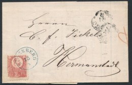 1872 Réznyomat 5kr Levélen Kék ,,RUSZKBERG' - Other & Unclassified