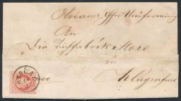 1869 5kr Levélen ,,OTOCAC' - ,,KARLSTADT' - ,,MARBURG' - ,,KLAGENFURT' - Other & Unclassified