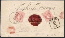 1868 5kr Díjjegyes Boríték 2x5kr Díjkiegészítéssel Ajánlott... - Other & Unclassified