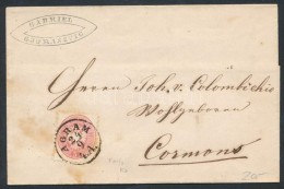 ~1864 5kr Levélen ,,AGRAM' - Cormons - Altri & Non Classificati