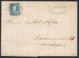 1861 15kr Levélen ,,WARASDIN' - Altri & Non Classificati