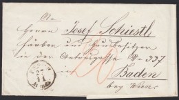 1859 Bélyeg Nélküli Levél 20kr Portóval (15kr Levéldíj + 5kr... - Other & Unclassified