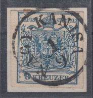 1850 9kr MP III. Teljes / Szép Szélekkel / With Nice Margins 'NAGY-KANISA' - Other & Unclassified