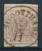 O 1850 6kr MP III. Típus, Jó /szép Szélekkel (parányi... - Altri & Non Classificati