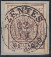 1850 6kr MP III Teljes / Szép Szélekkel 'SZENTES' - Other & Unclassified