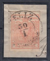 1850 3kr MP III. Teljes / Szép Szélekkel, üreges Nyomat / With Nice Margins '(Z)ELIZ' - Other & Unclassified