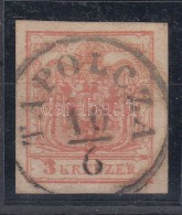 O 1850 3kr MP III. Szép Szélekkel / With Nice Margins 'TAPOLCZA' - Other & Unclassified