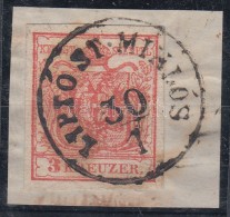 1850 3kr HP III. Szép élénk Szín, Jó / Szép Szélekkel / Lively... - Altri & Non Classificati