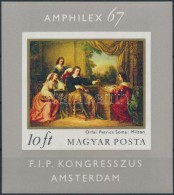 ** 1967 Festmény (II.) Vágott Blokk (4.000) - Altri & Non Classificati