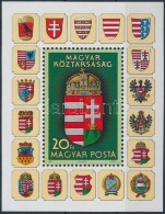 ** 1990 A Magyar Köztársaság Címere (I) Blokk 'A MAGYAR POSTA AJÁNDÉKA'... - Other & Unclassified